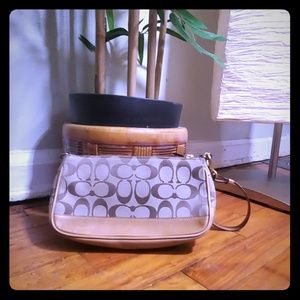 Coach Signature Wristlet